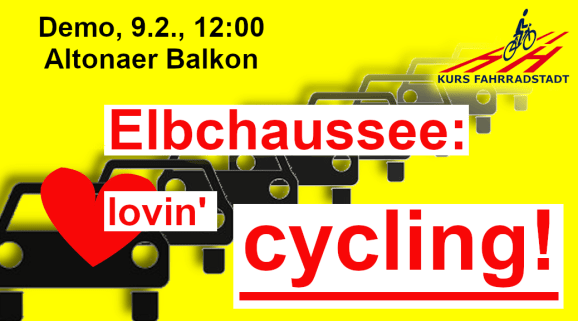 Demo KFHH Elbchaussee lovin cycling