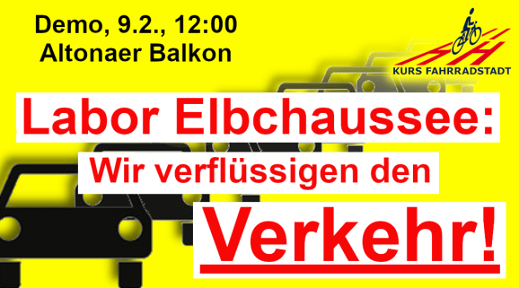 Demo KFHH Elbchaussee Verkehr
