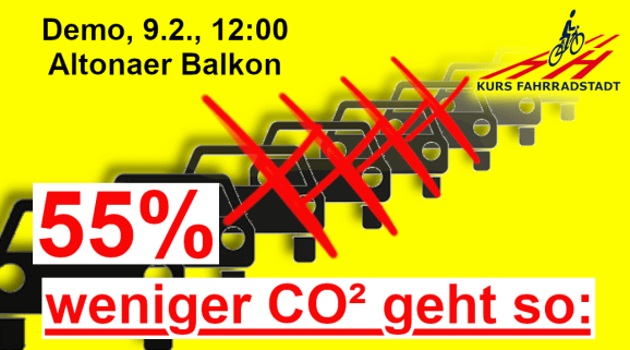 Demo KFHH Elbchaussee 55 prozent