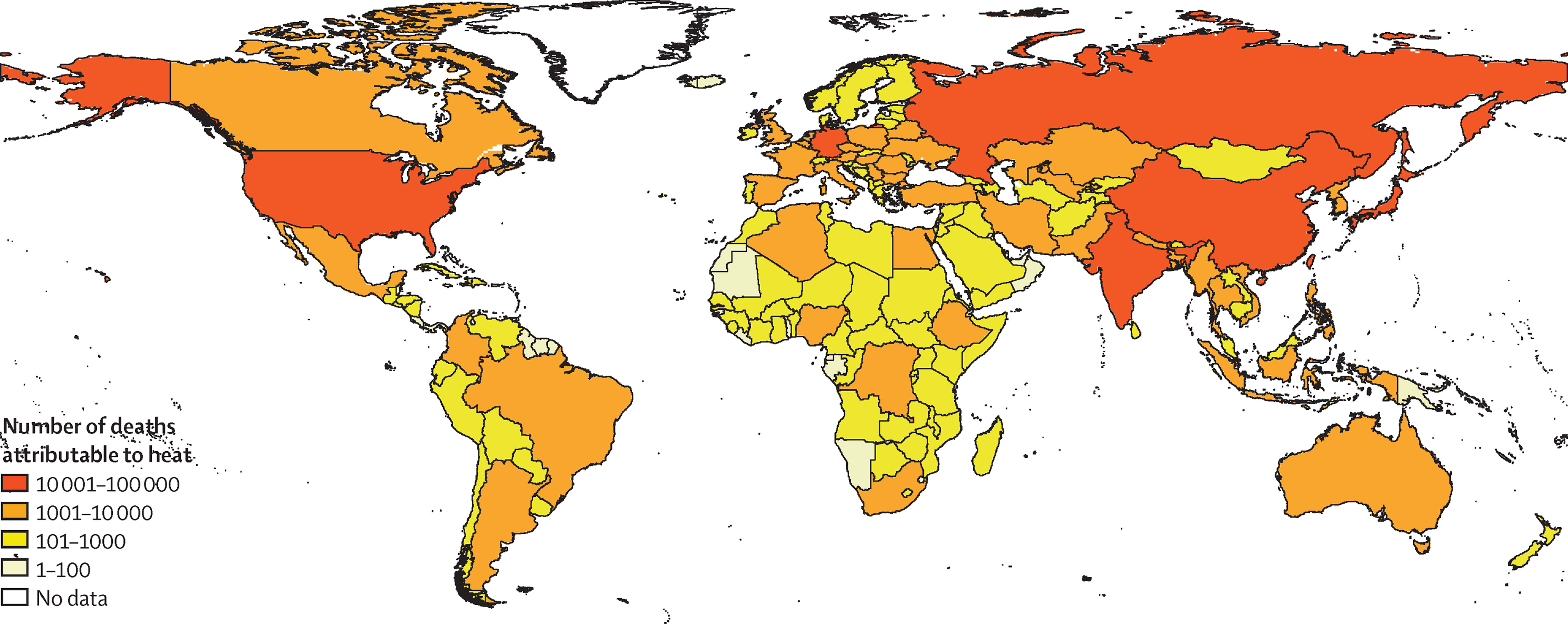 Hitzebezogene Sterblichkeit
Anzahl frühzeitiger Todesfälle aufgrund extremer Hitze
Mittelwerte für Deutschland (2014-2018) = 12076 Tote.